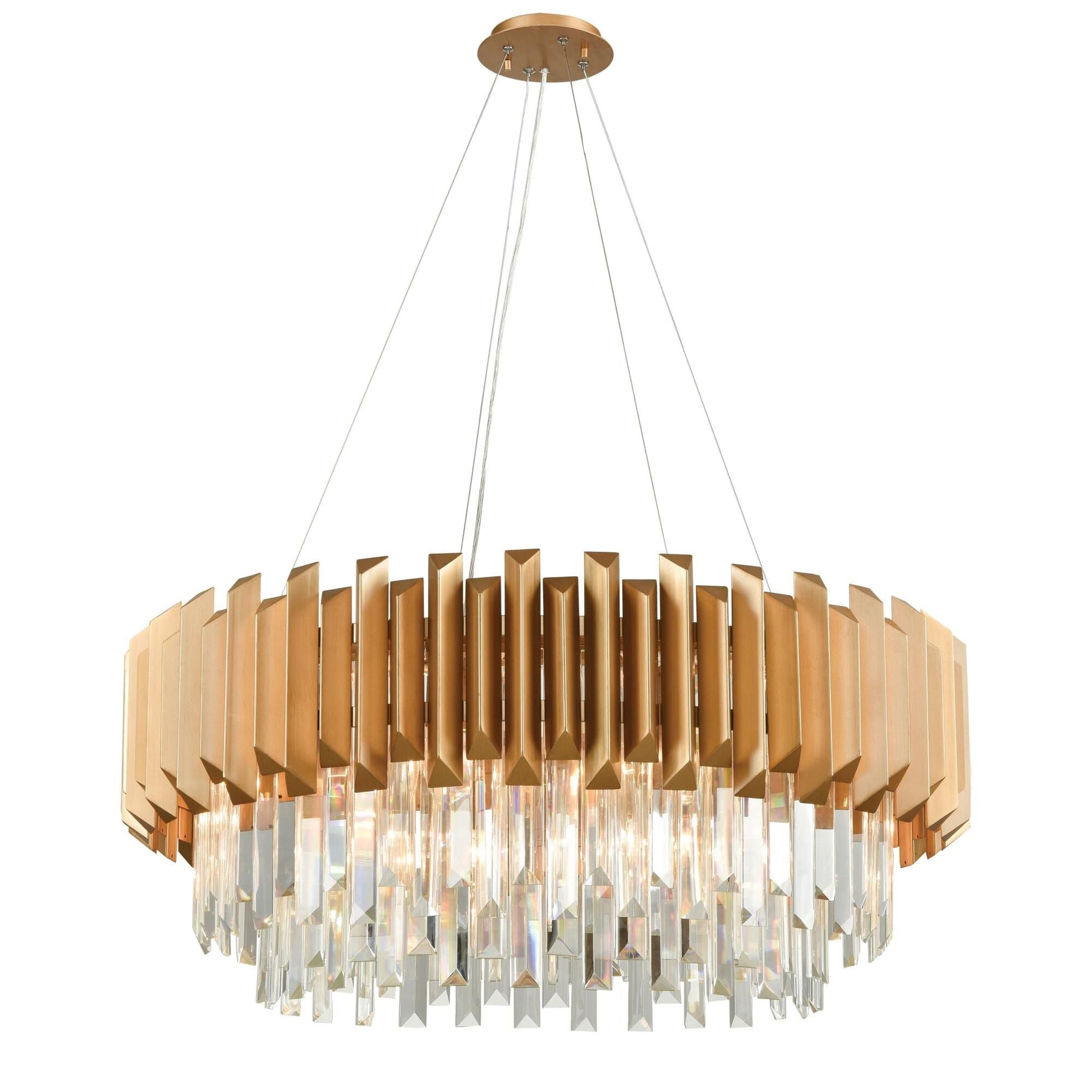 Elk Lighting Seneca Falls 34 Inch 8 Light Chandelier Cp52623