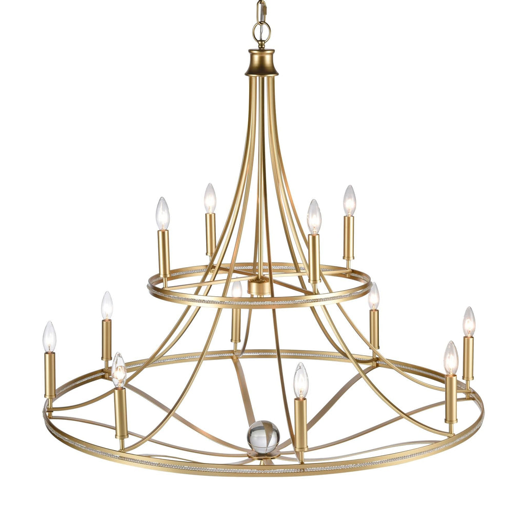 Elk Lighting Noura 40 Inch 12 Light Chandelier Cp779423