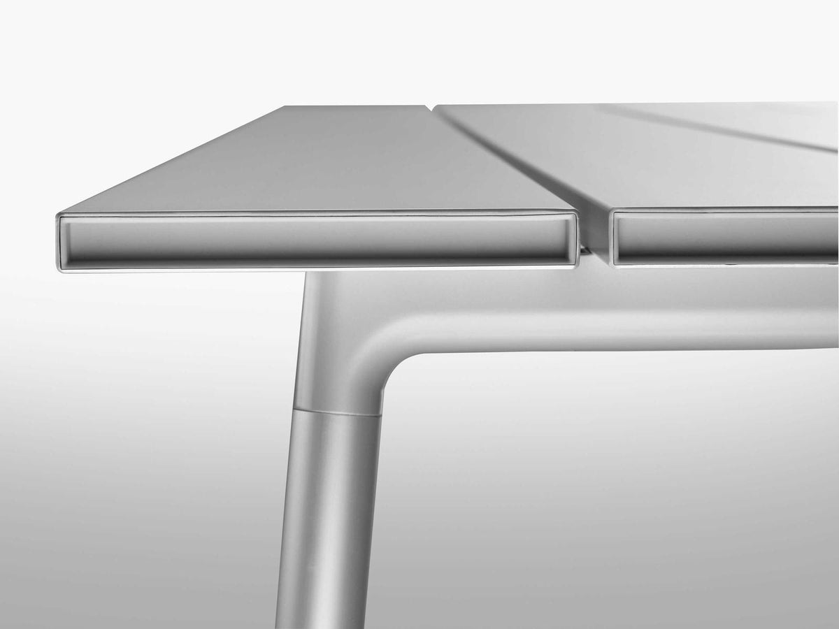 Run By Sam Hecht And Kim Colin 96-Inch Rectangular Anodized Aluminum Dining Table
