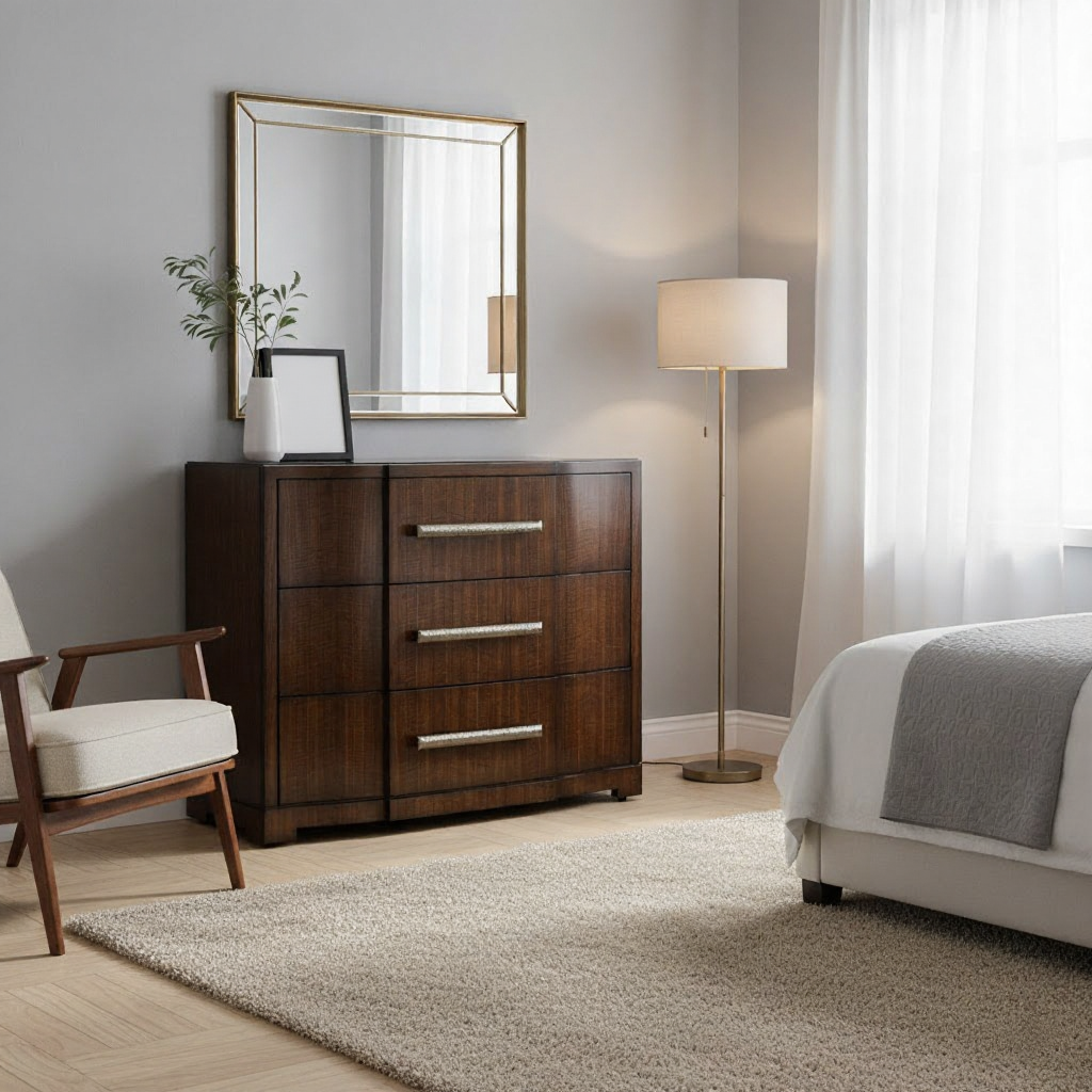 John Richard Marcello Three-Drawer Nightstand