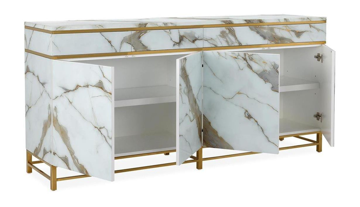 John Richard Marbled Four-Door Sideboard