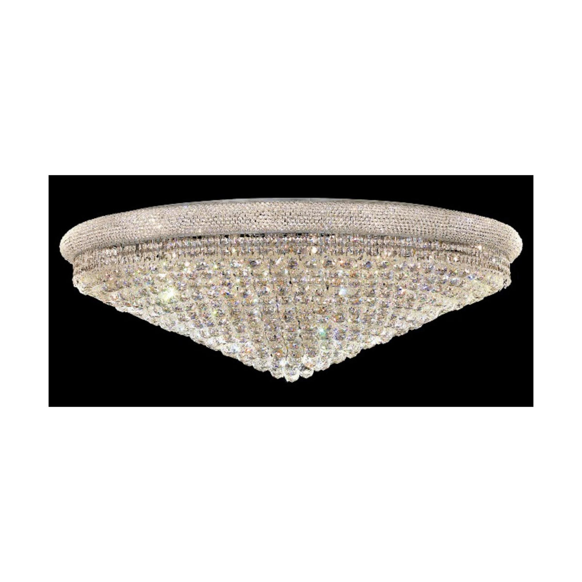 Elegant Lighting Primo 48 Inch 33 Light Flush Mount Cp25799
