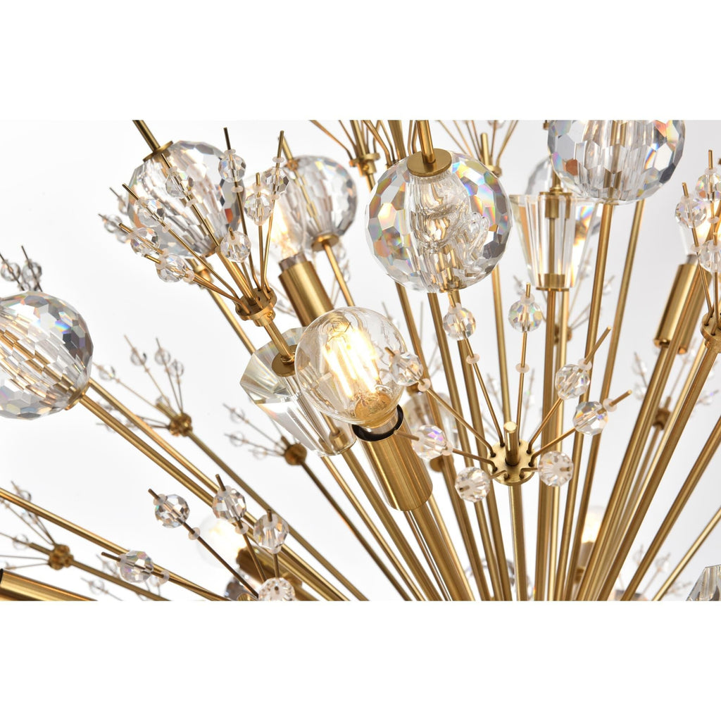 Elegant Lighting Vera 32 Inch Large Pendant Cp728908