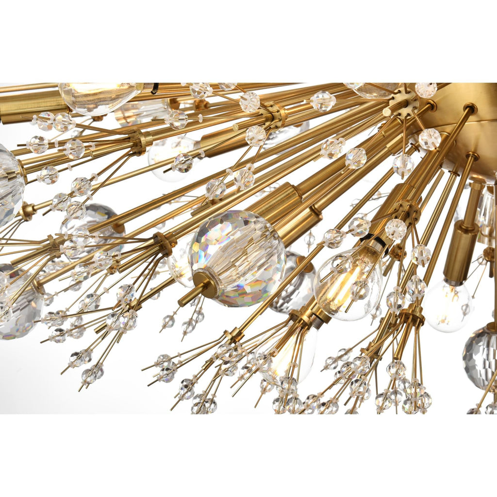 Elegant Lighting Vera 42 Inch Large Pendant Cp728901