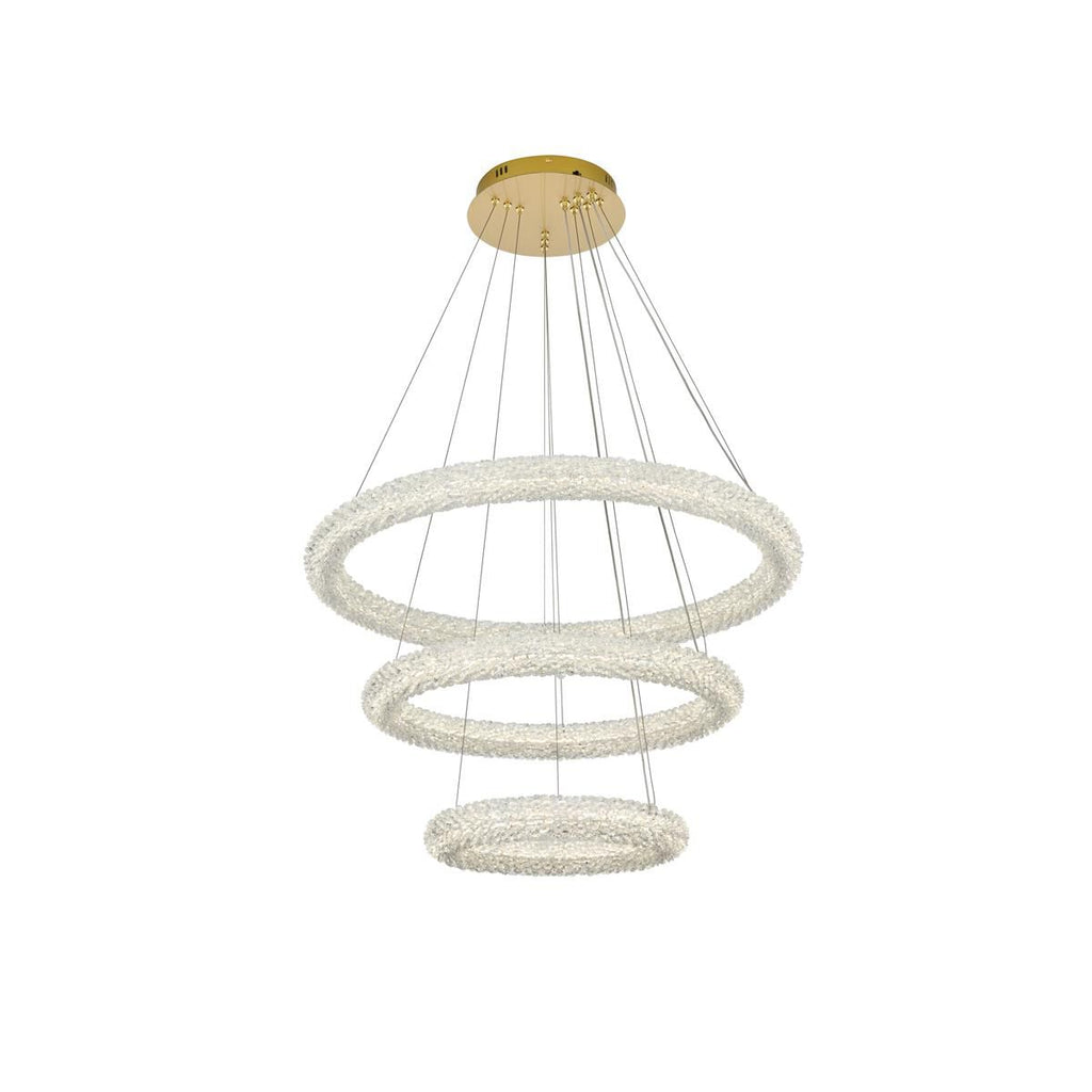 Elegant Lighting Bowen 32 Inch Chandelier Cp818382