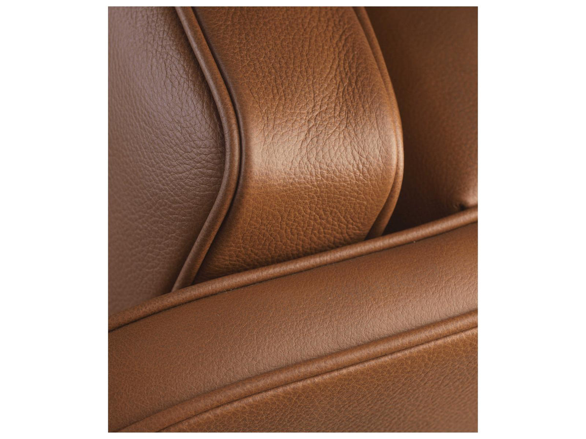 MK46 Cognac Brown Leather Sofa
