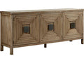 Monogram 84 Inch Oak Wood Sideboard in French Oak