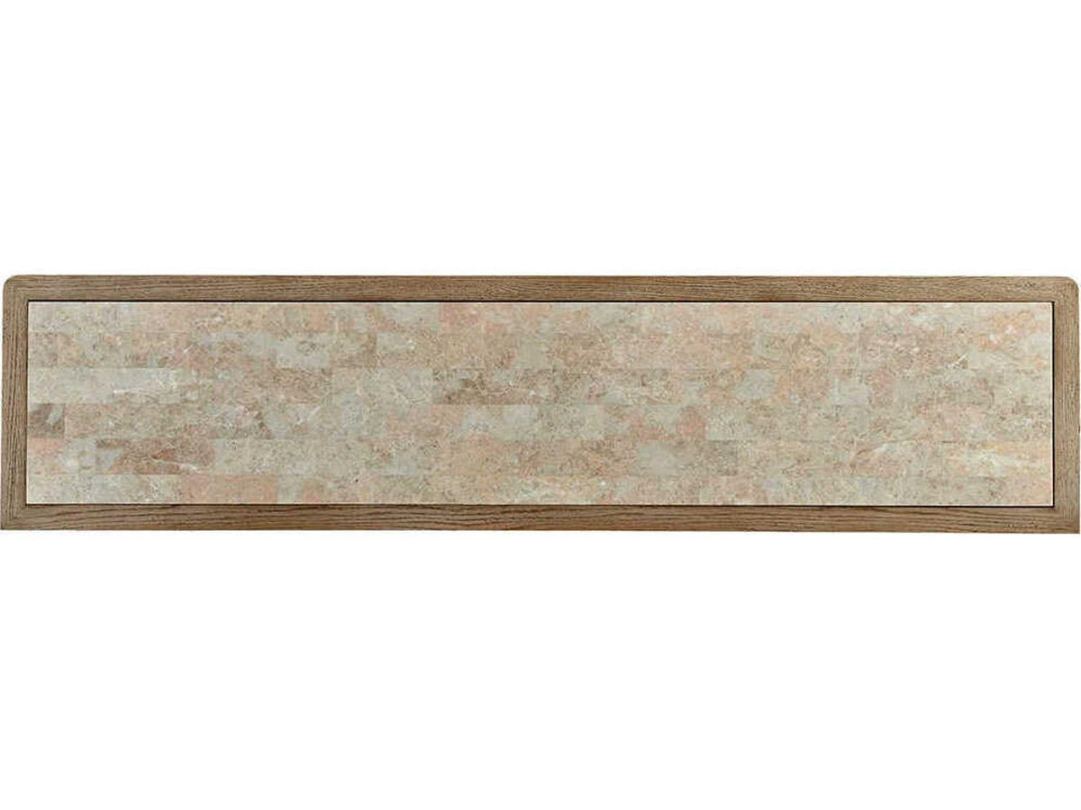 Monogram 84 Inch Oak Wood Sideboard in French Oak