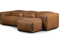 Norwood Radley 3-Piece Power Recliner Sectional Sofa with RAF Chaise in Sonoma Butterscotch Leather