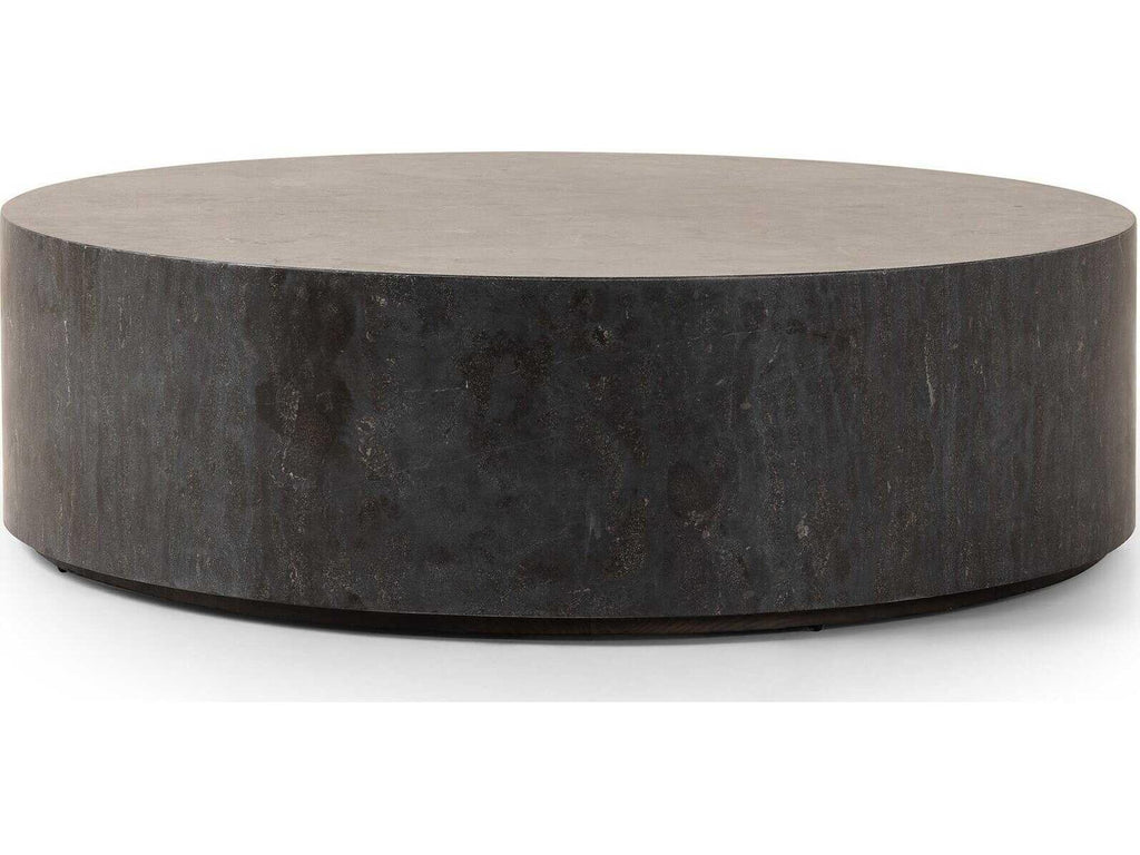 Hughes Round Bluestone Coffee Table
