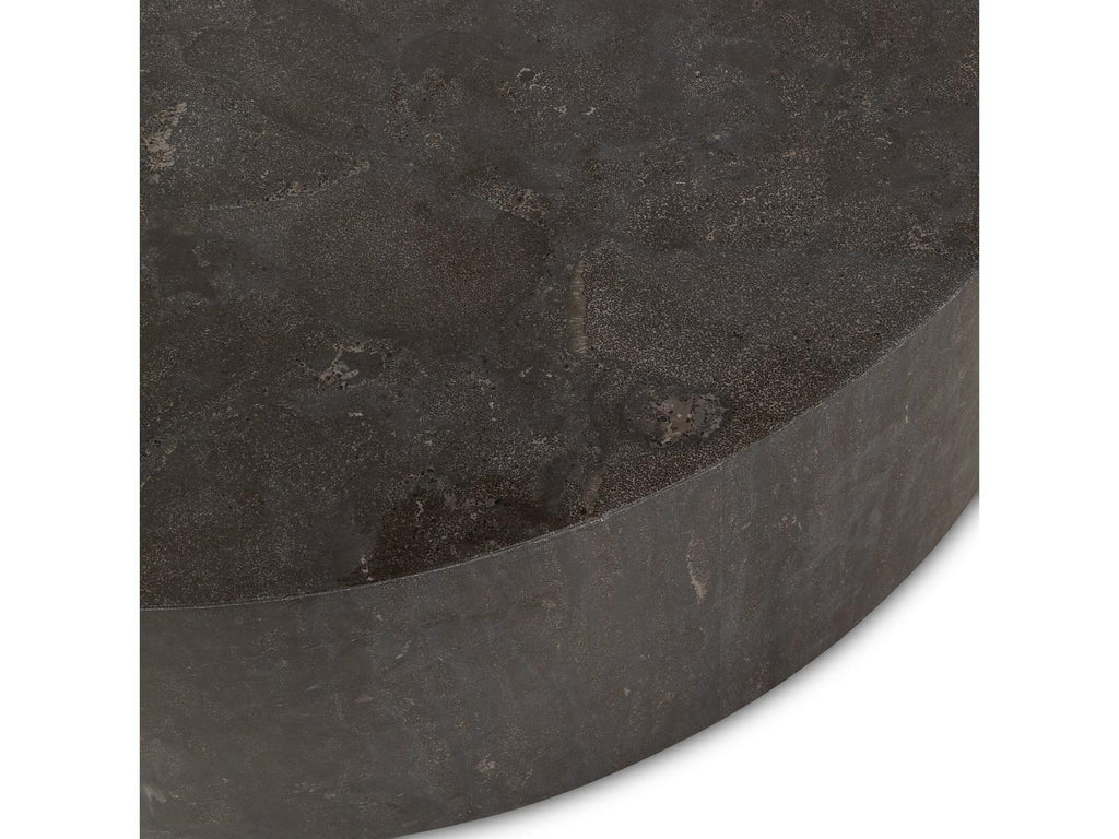 Hughes Round Bluestone Coffee Table