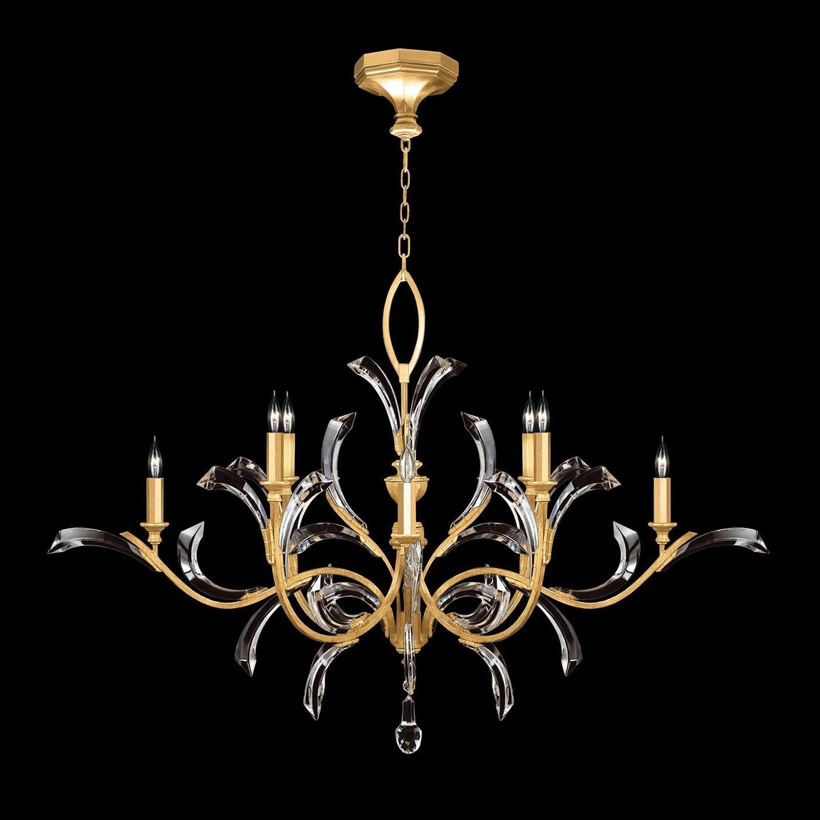 Fine Art Beveled Arcs 57" Chandelier
