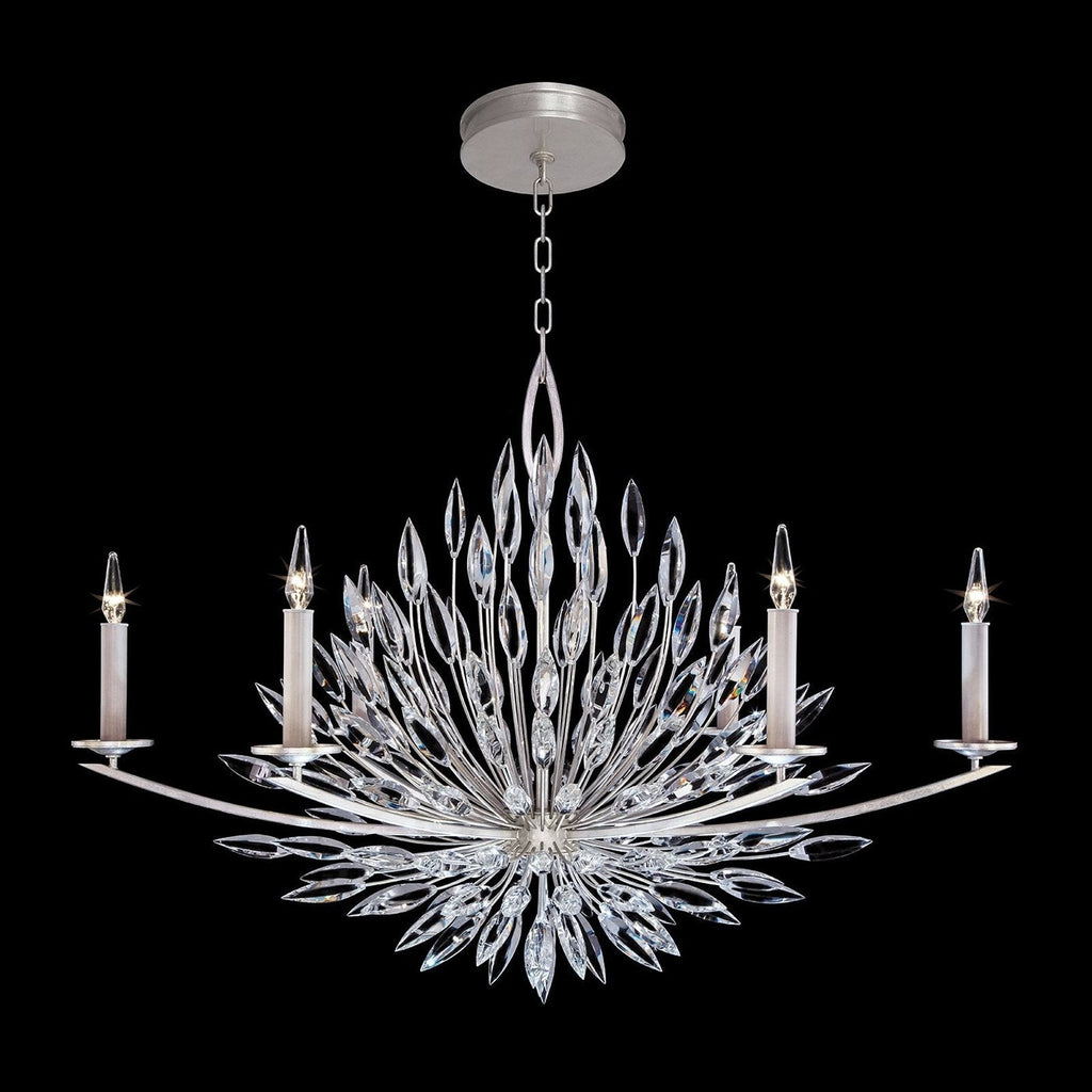 Fine Art Lily Buds 48" Oblong Chandelier