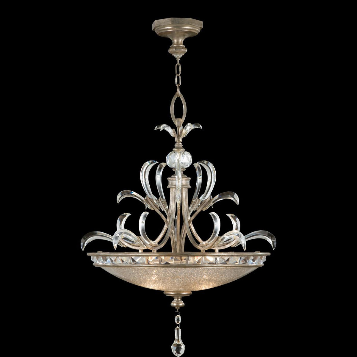 Fine Art Lamps Beveled Arcs 32 Inch Large Pendant Cp97043