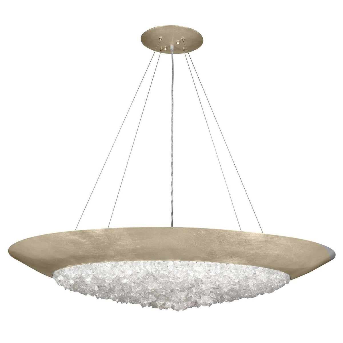 Fine Art Lamps Arctic Halo 44 Inch Large Pendant Cp109730