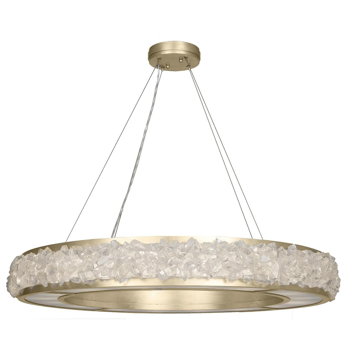 Fine Art Lamps Arctic Halo 38 Inch Large Pendant Cp109789