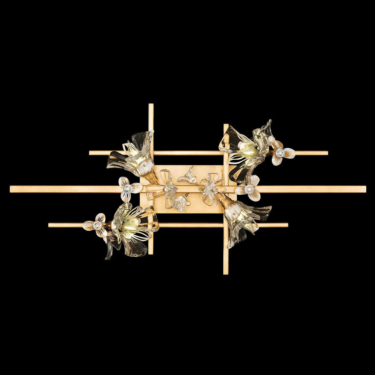 Fine Art Lamps Azu 35 Inch 4 Light Flush Mount Cp548657