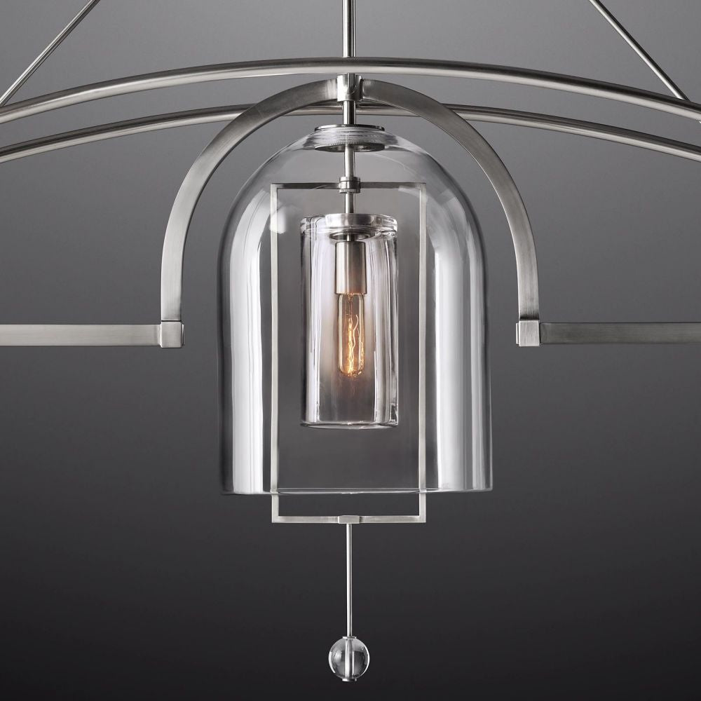 Fulcrum Linear Chandelier 61" For Living Room