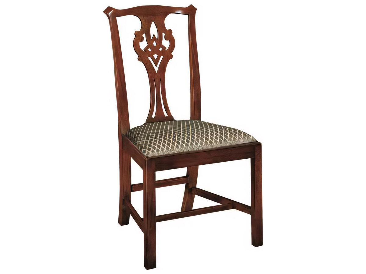 Chippendale Upholstered Side Dining Chair