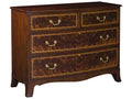 Bowfront Dresser in Solid Mahogany Wood