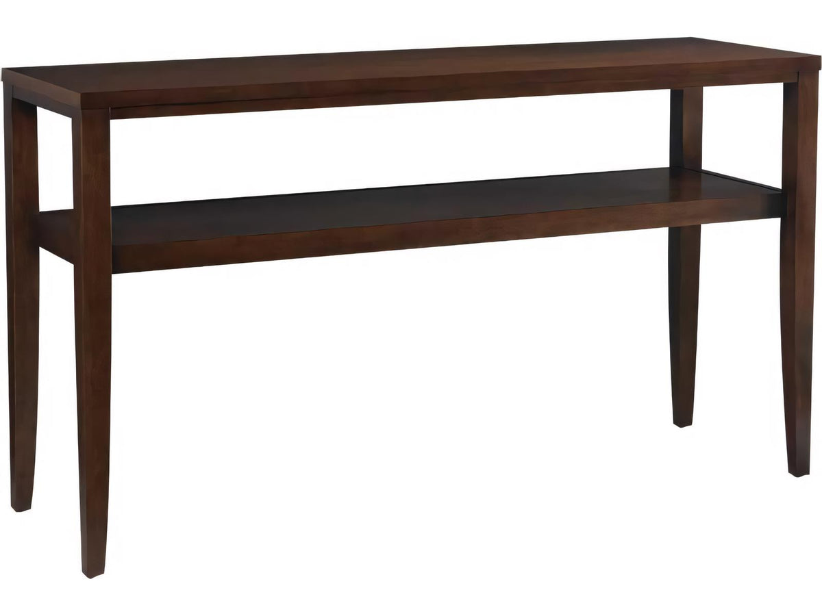 Rectangular Glass Top Console Table