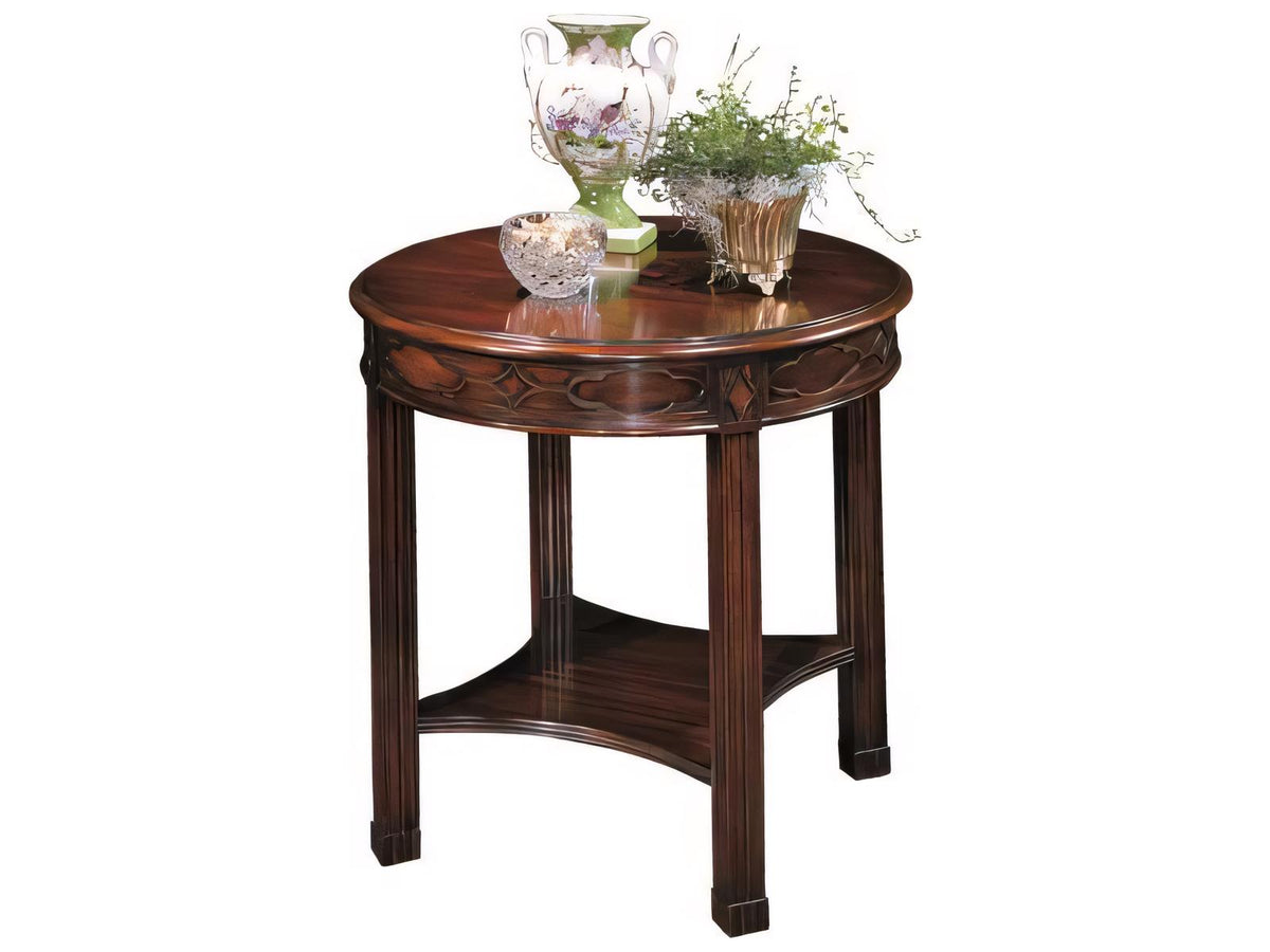 Traditional Round End Table