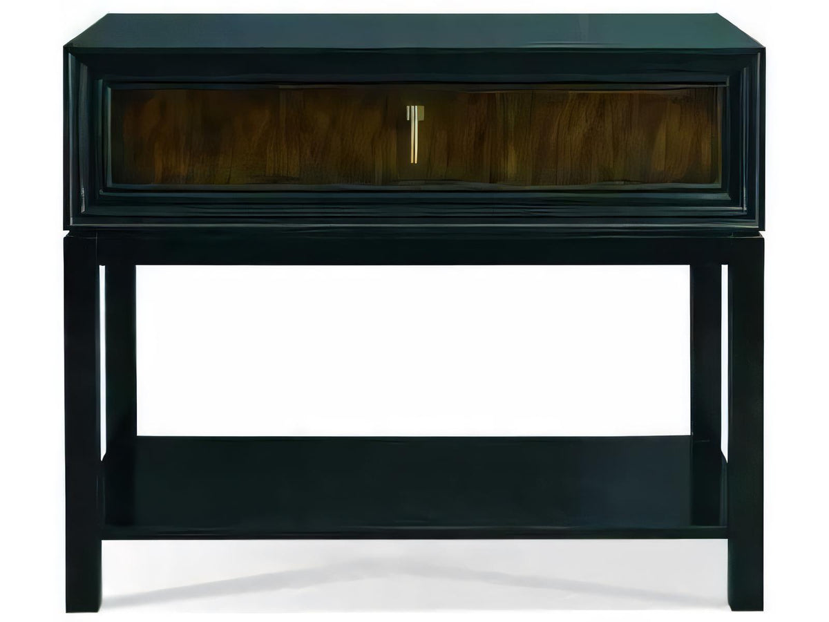 Greg Rectangular End Table with Espresso Wood Finish