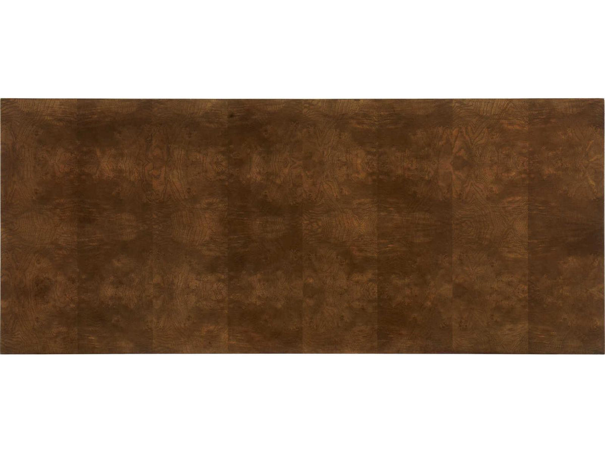Grangier Rectangular Wood Cotswold Coffee Table with Brass Stretcher