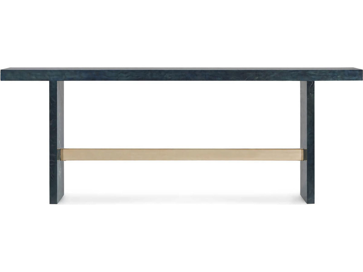 Grangier Rectangular Wood India Ink Console Table