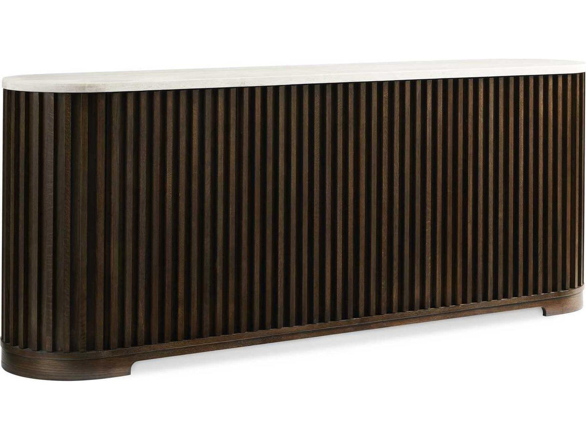 Revival 81 Oasis Oak Wood Credenza in Equestrian Brown