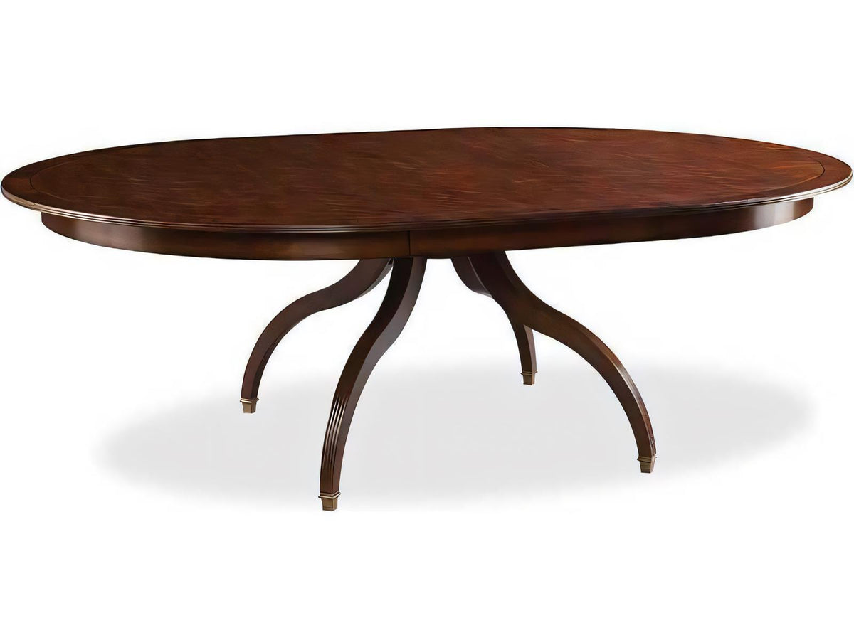 Innovation 88-Inch Oval to Rectangle Dining Table in Modern Walnut