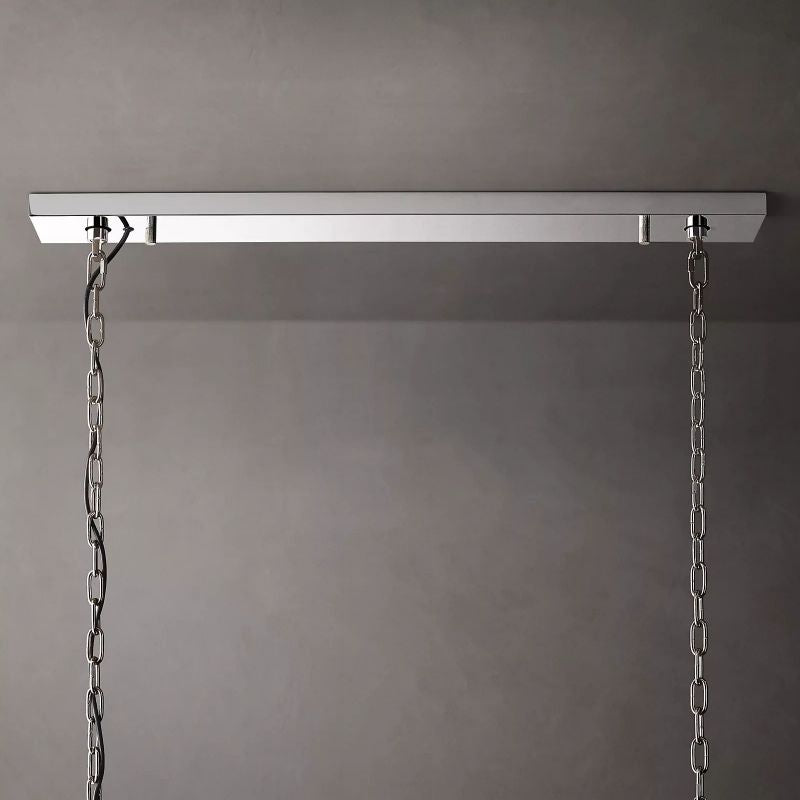 Harlow Calcite Rectangular Chandelier W 42"