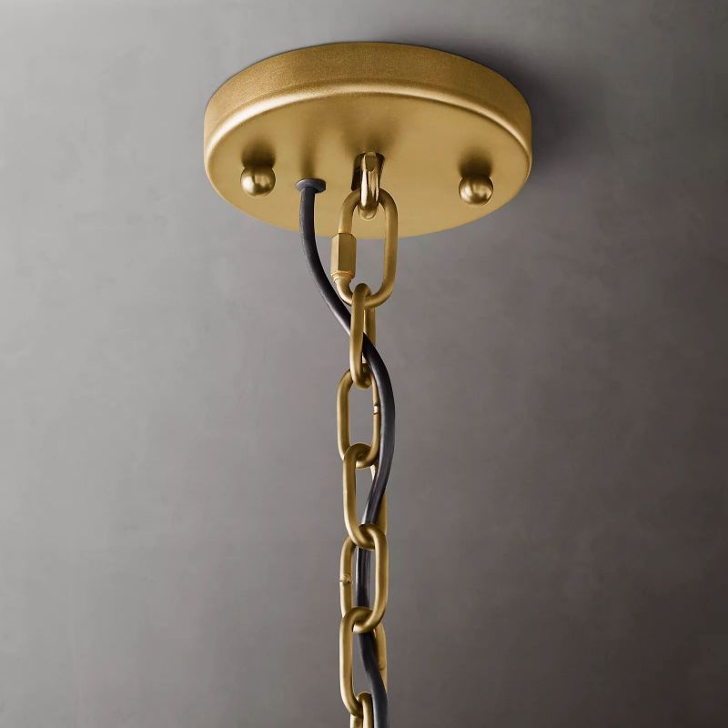 Harlow Calcite Round Chandelier D 31"