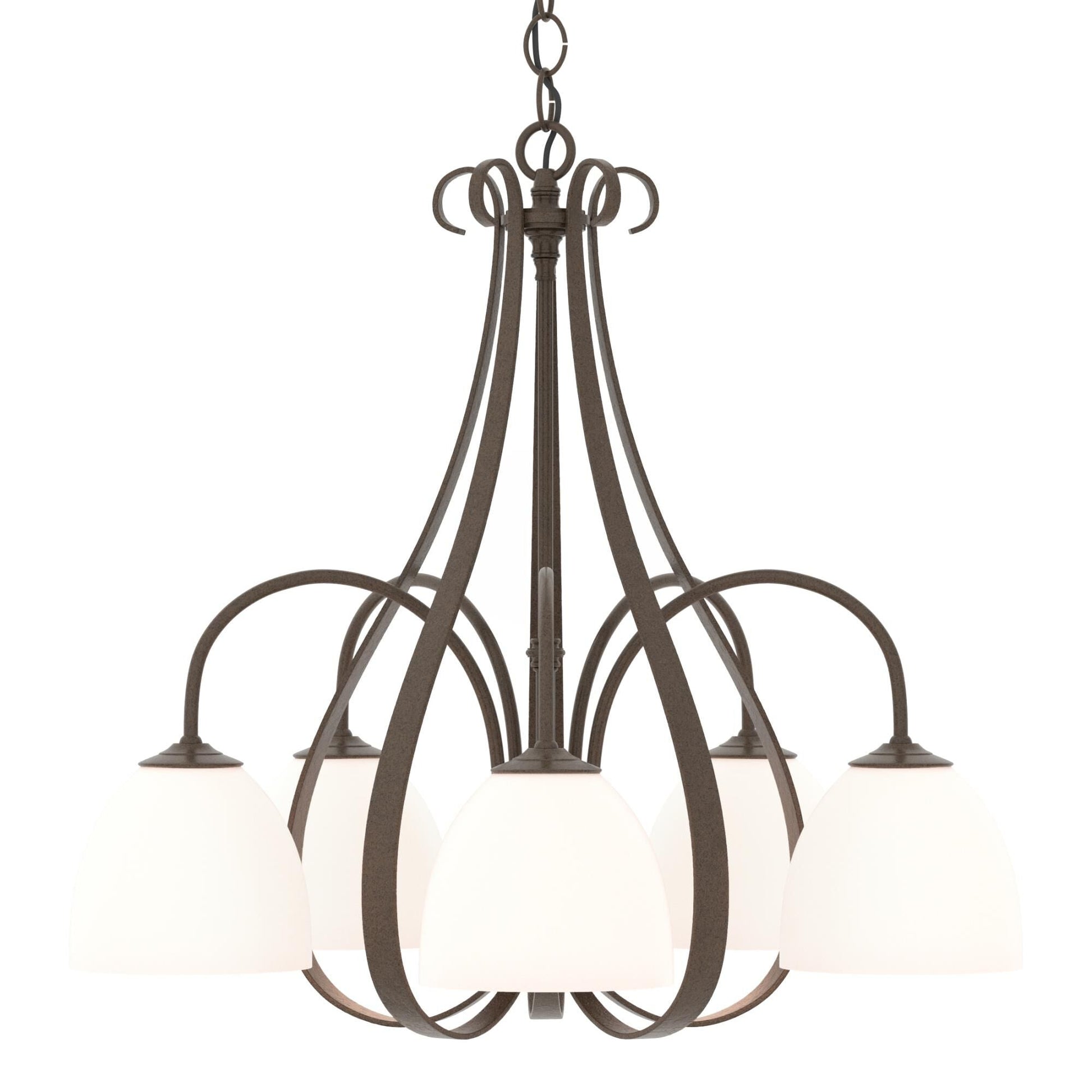 Hubbardton Forge Sweeping 24 Inch 5 Light Chandelier Cp7434