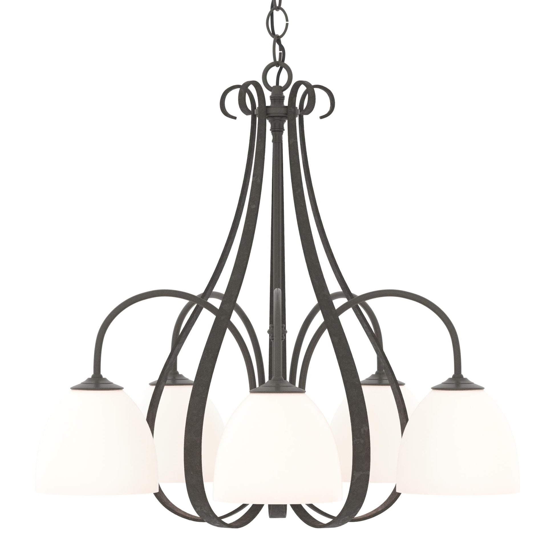 Hubbardton Forge Sweeping 24 Inch 5 Light Chandelier Cp7434