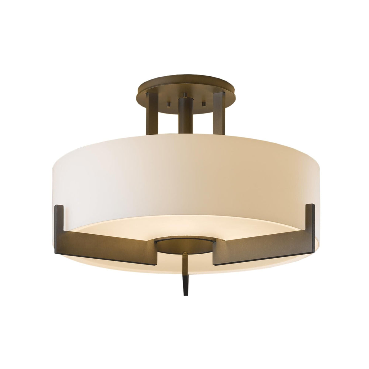 Hubbardton Forge Axis 19 Inch 3 Light Semi Flush Mount Cp15563
