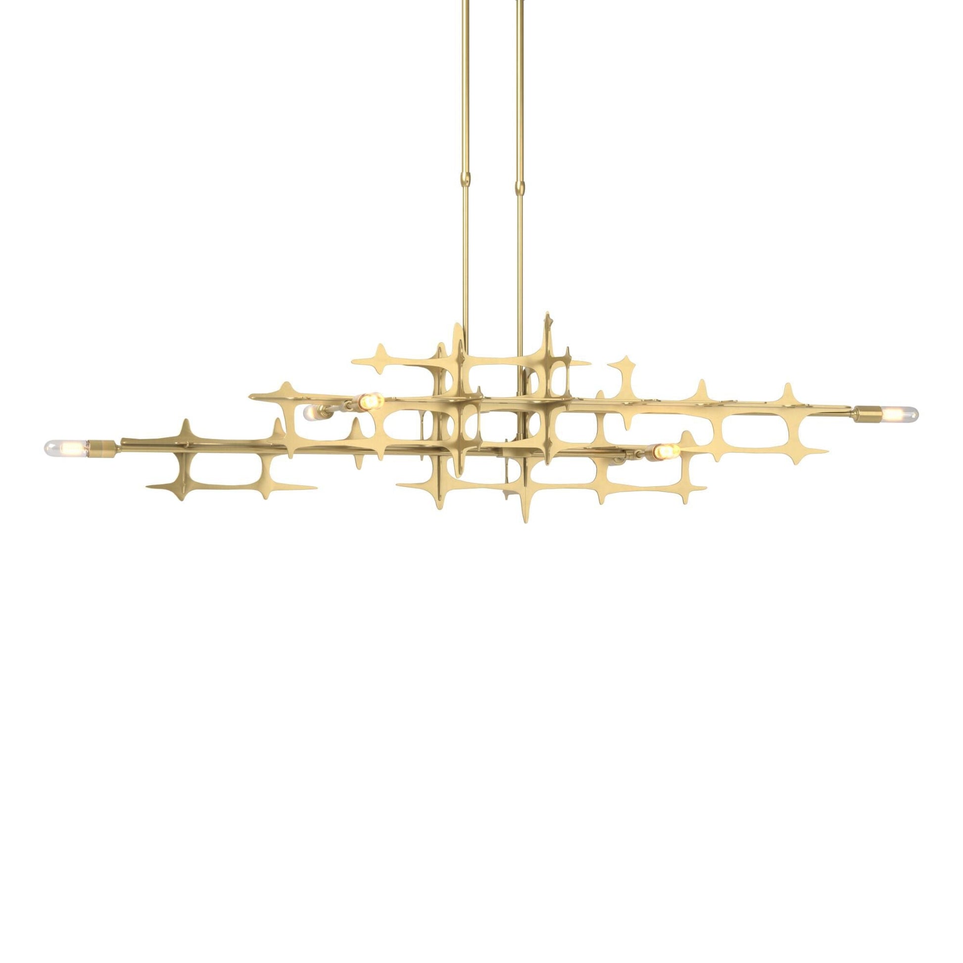Hubbardton Forge Grid 53 Inch 6 Light Linear Suspension Light Cp268867