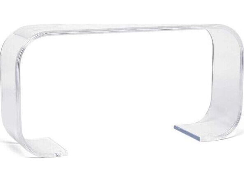 Chelsea Rectangular Acrylic Clear Console Table
