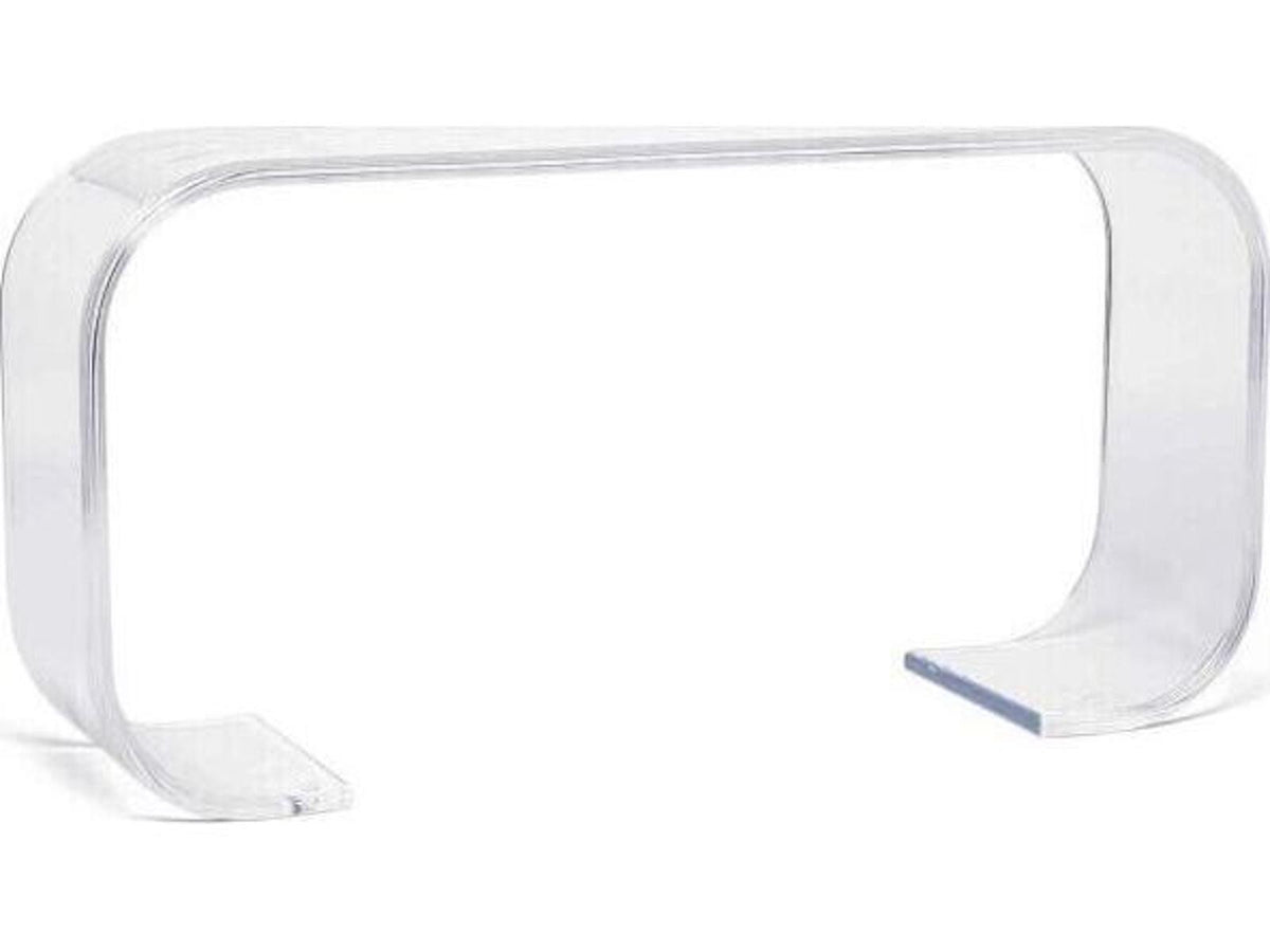 Chelsea Rectangular Acrylic Clear Console Table