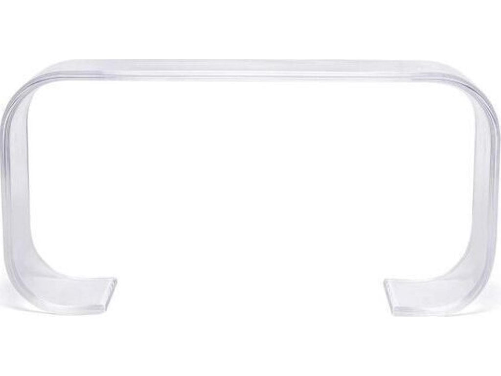 Chelsea Rectangular Acrylic Clear Console Table