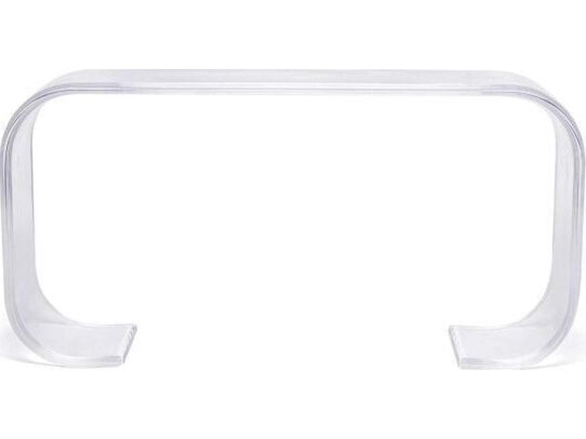 Chelsea Rectangular Acrylic Clear Console Table