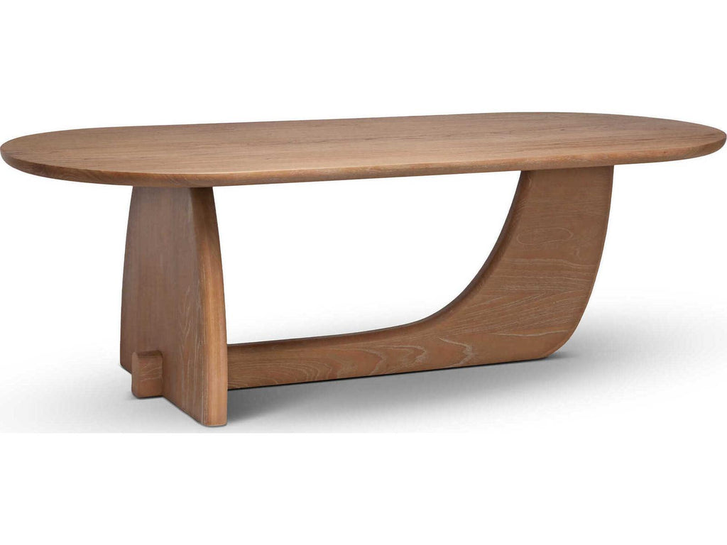 Slade Oval Dining Table in Harvest Mindi Wood