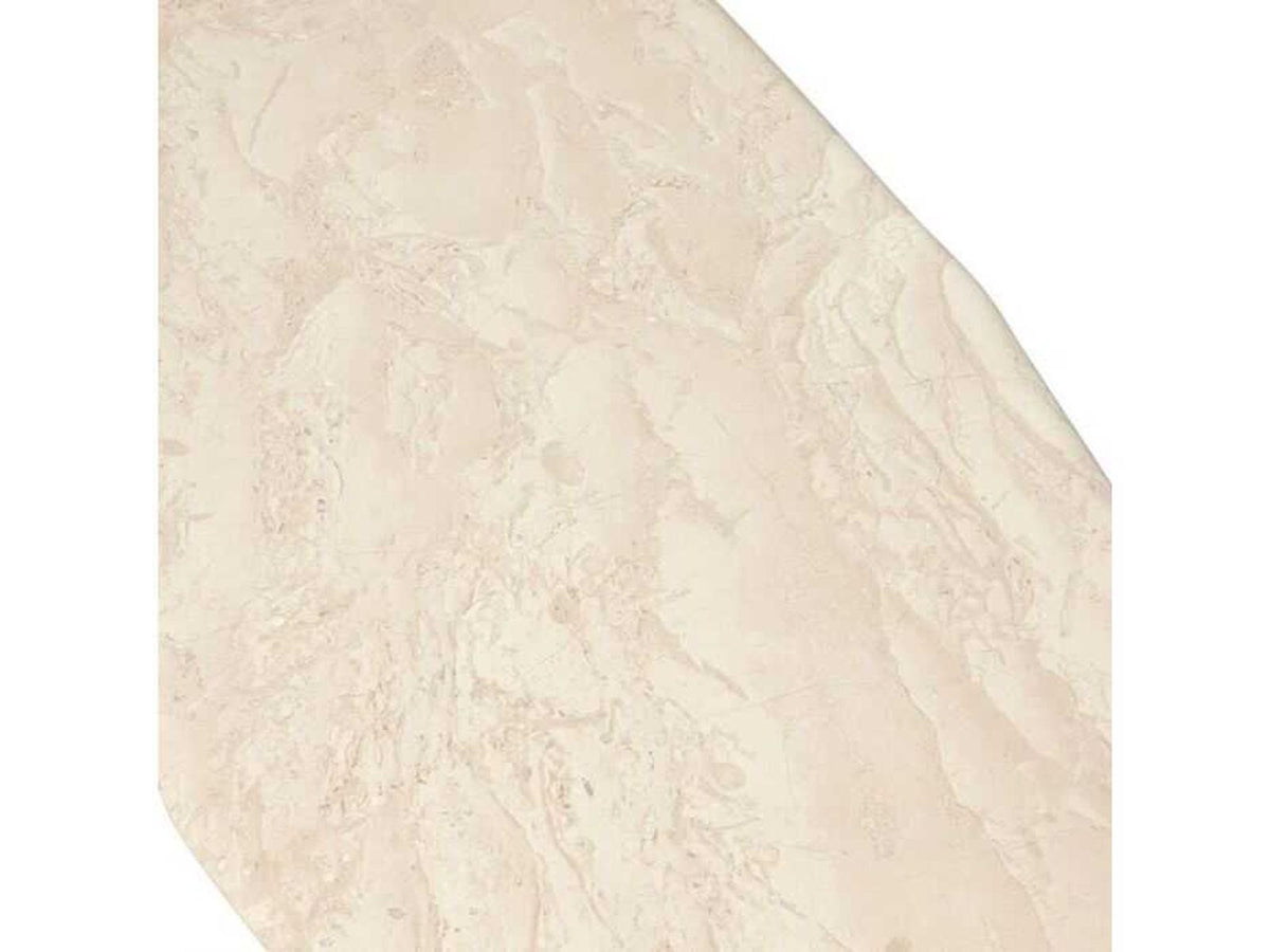 Celine Marble End Table in Biscuit