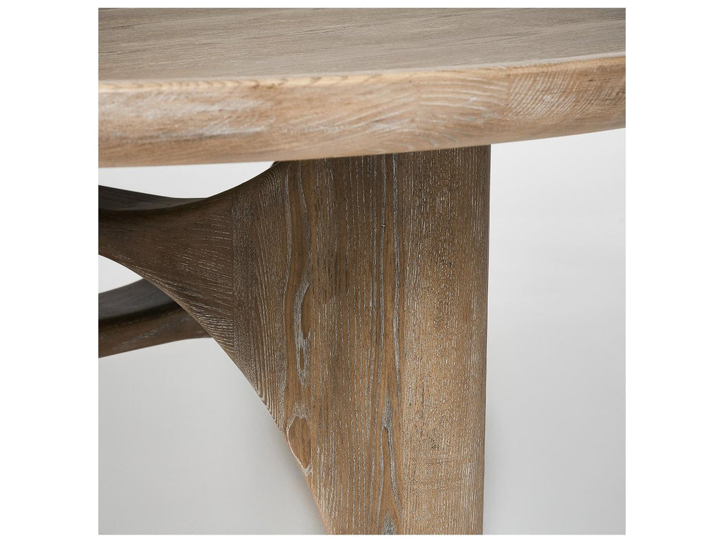 Adel Round Coffee Table in Autumn Brown Ash