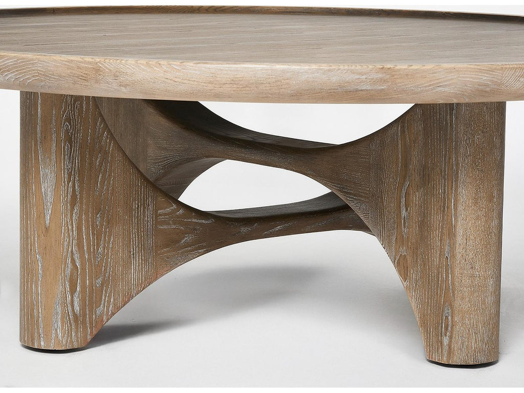 Adel Round Coffee Table in Autumn Brown Ash