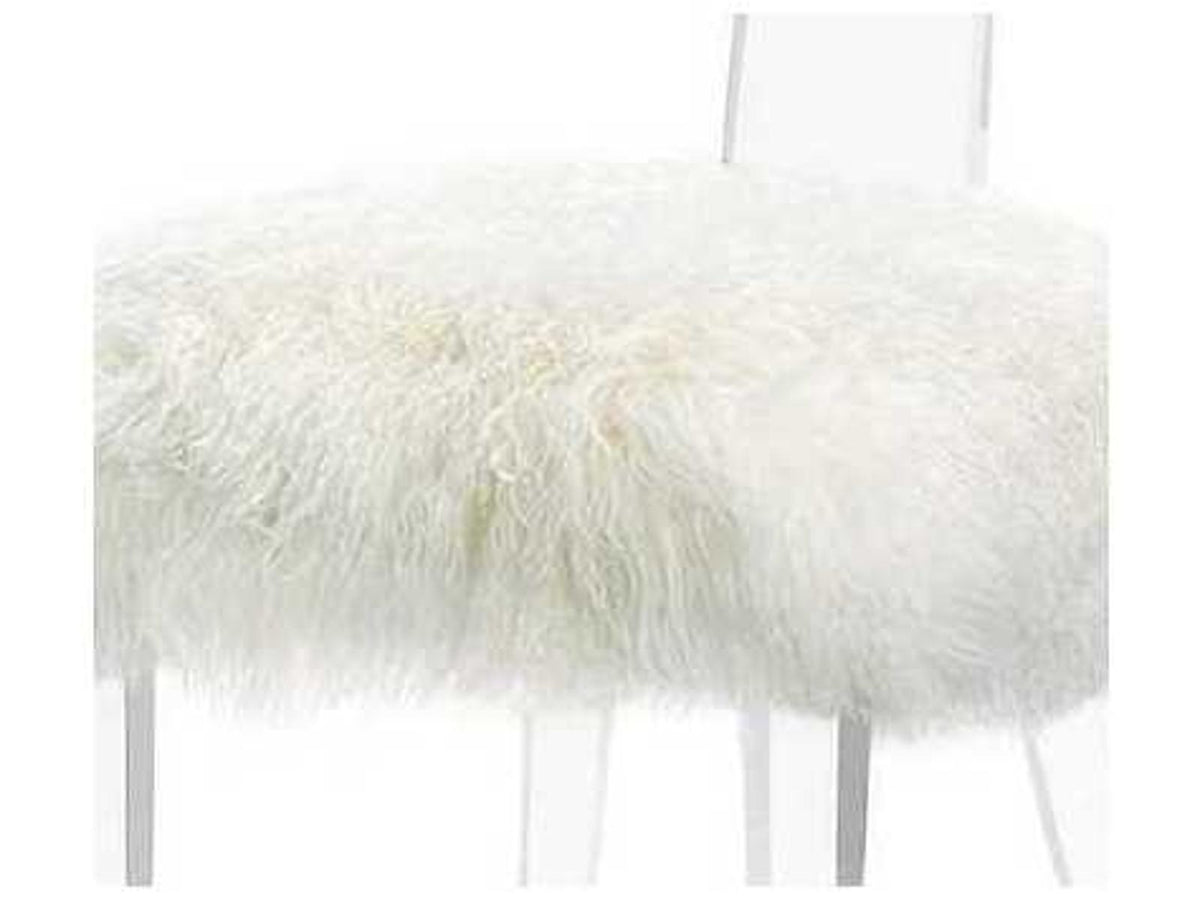 Tristan Clear Leather Accent Chair