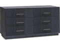 Taylor 6-Drawer Blue Sisal Double Dresser