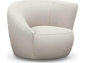 Carlisle Swivel Accent Chair in Cream Performance Fabric