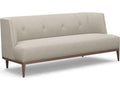 Chloe 3-Seat Upholstered Sofa in Wheat Light Grey Beige