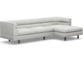 Ornette 2-Piece Right Chaise Sectional Sofa in Fresco